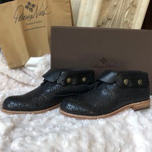 Patricia Nash Sabrina leather perforated boots